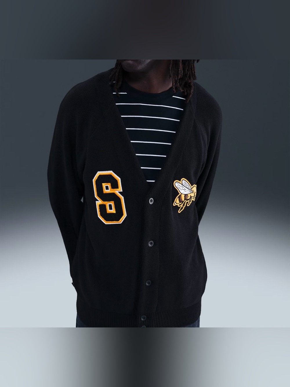 Nike SB Skate Cardigan XL Black